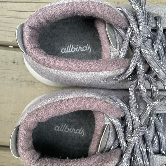 Allbirds Women's Wool Runner-up Mizzles - Medium Grey (Light Grey Sole) size 8 - Picture 13 of 16